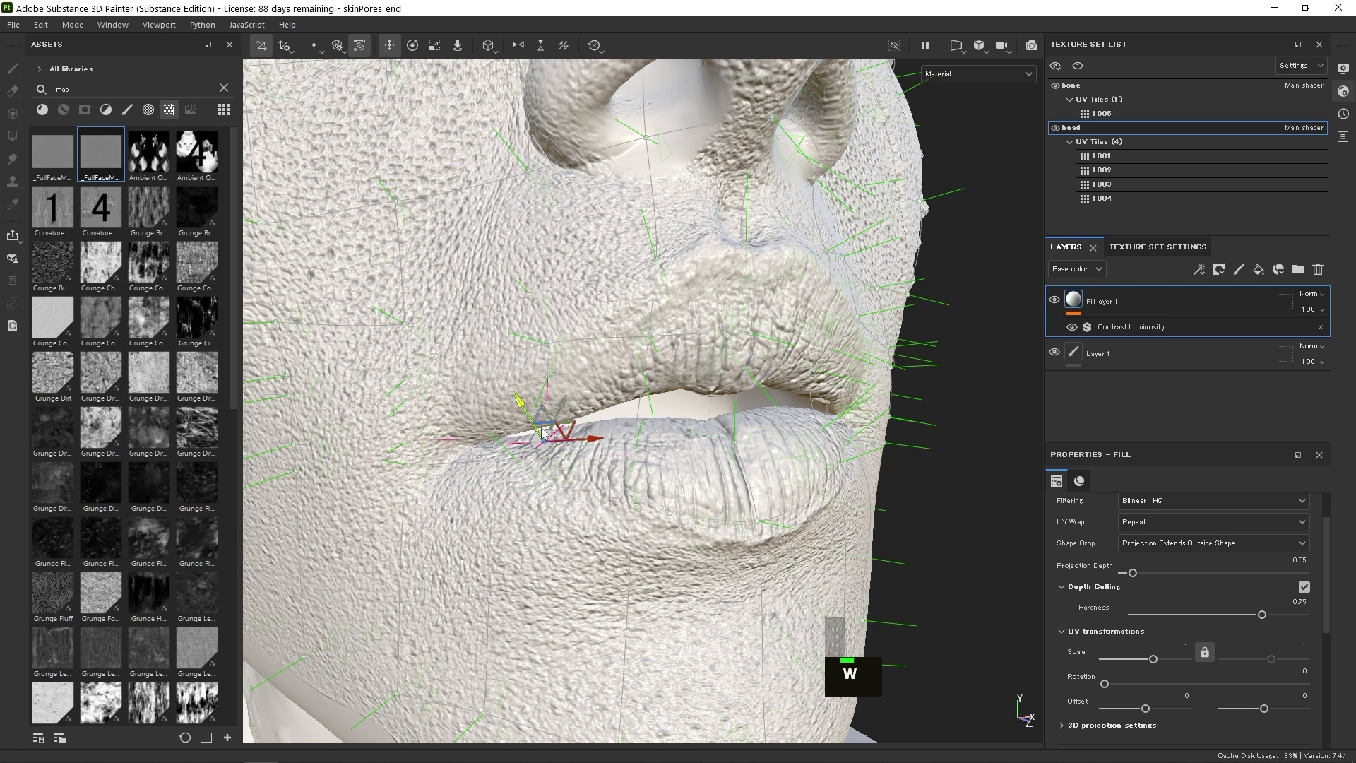 Character Face Texturing in Substance - FlippedNormals