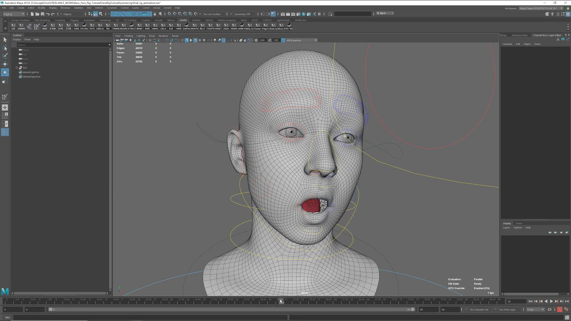 Face Rigging for Beginners - FlippedNormals