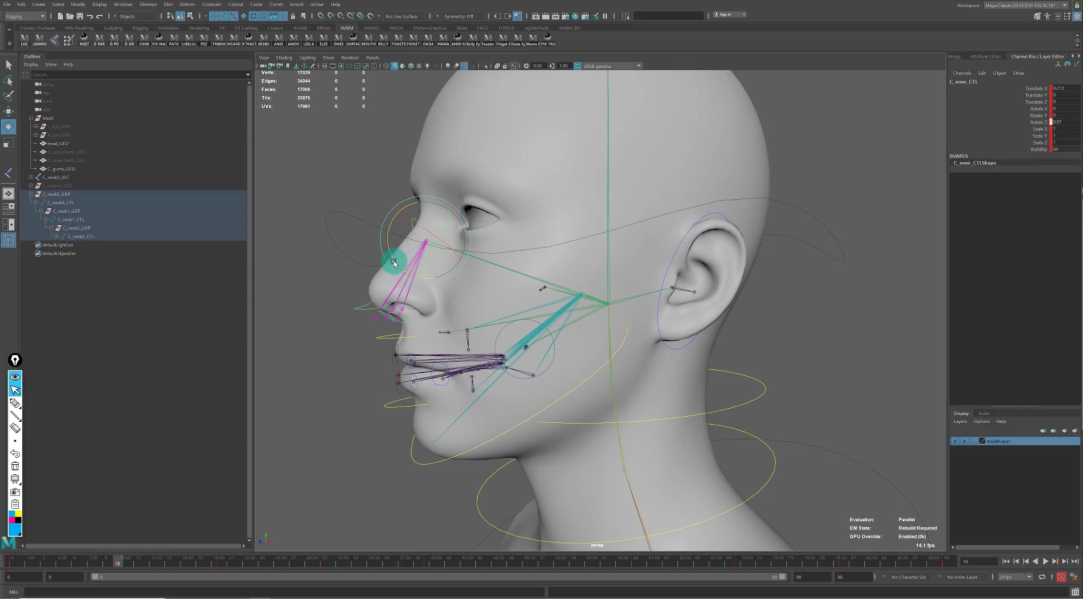 Face Rigging for Beginners - FlippedNormals