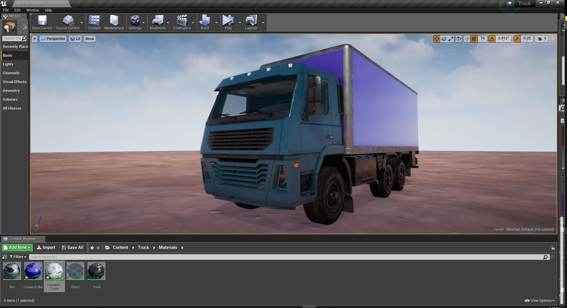 UE4 Rigged Truck Vehicle - FlippedNormals