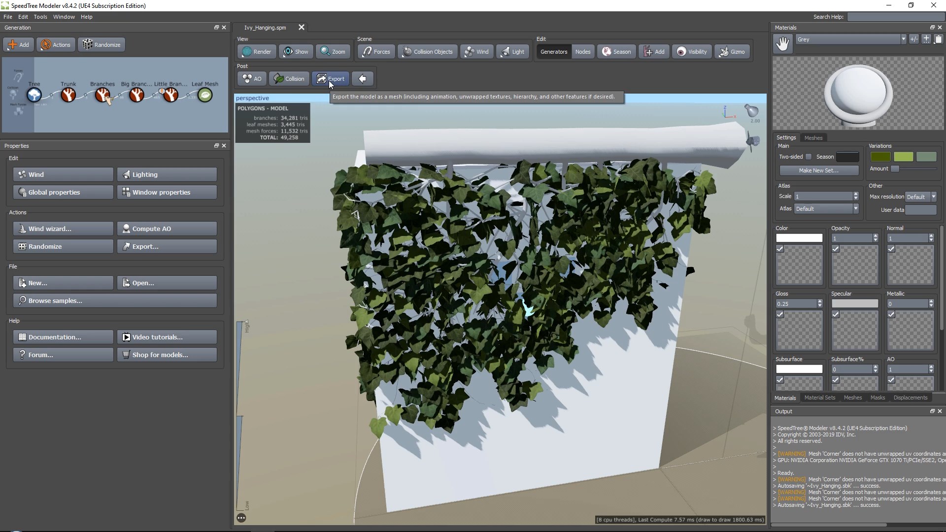 Foliage for Games using SpeedTree - FlippedNormals