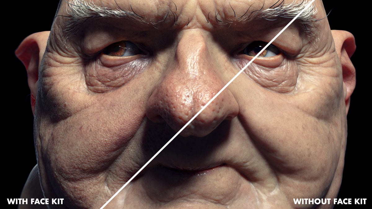 Fileted Face FlippedNormals Face Kit