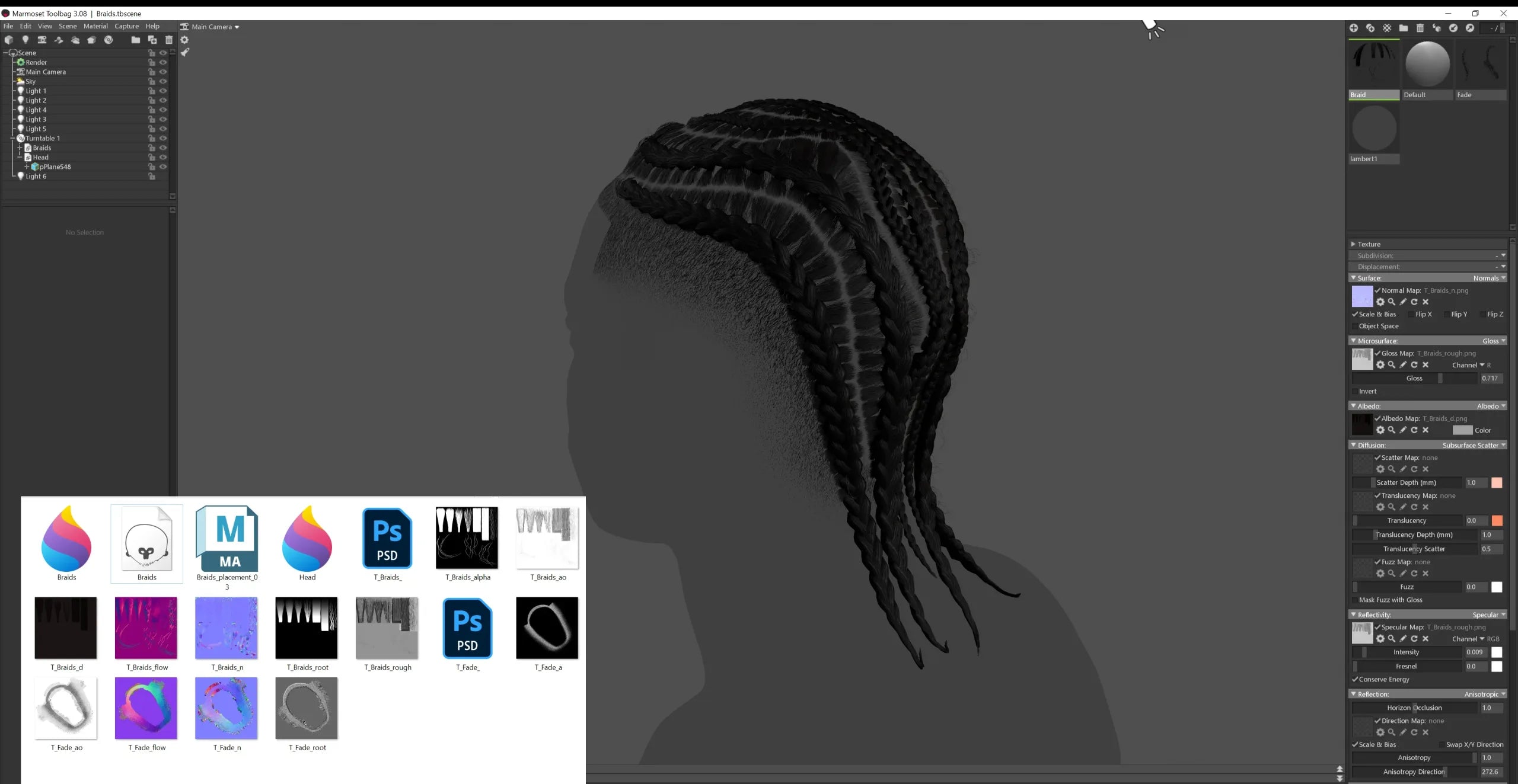 The Real-Time Hair FlipBox