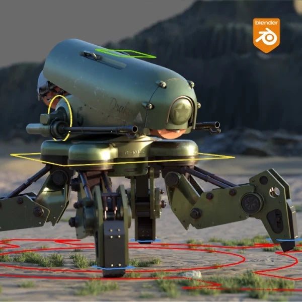 Mechanical Rigging: Battle Drone