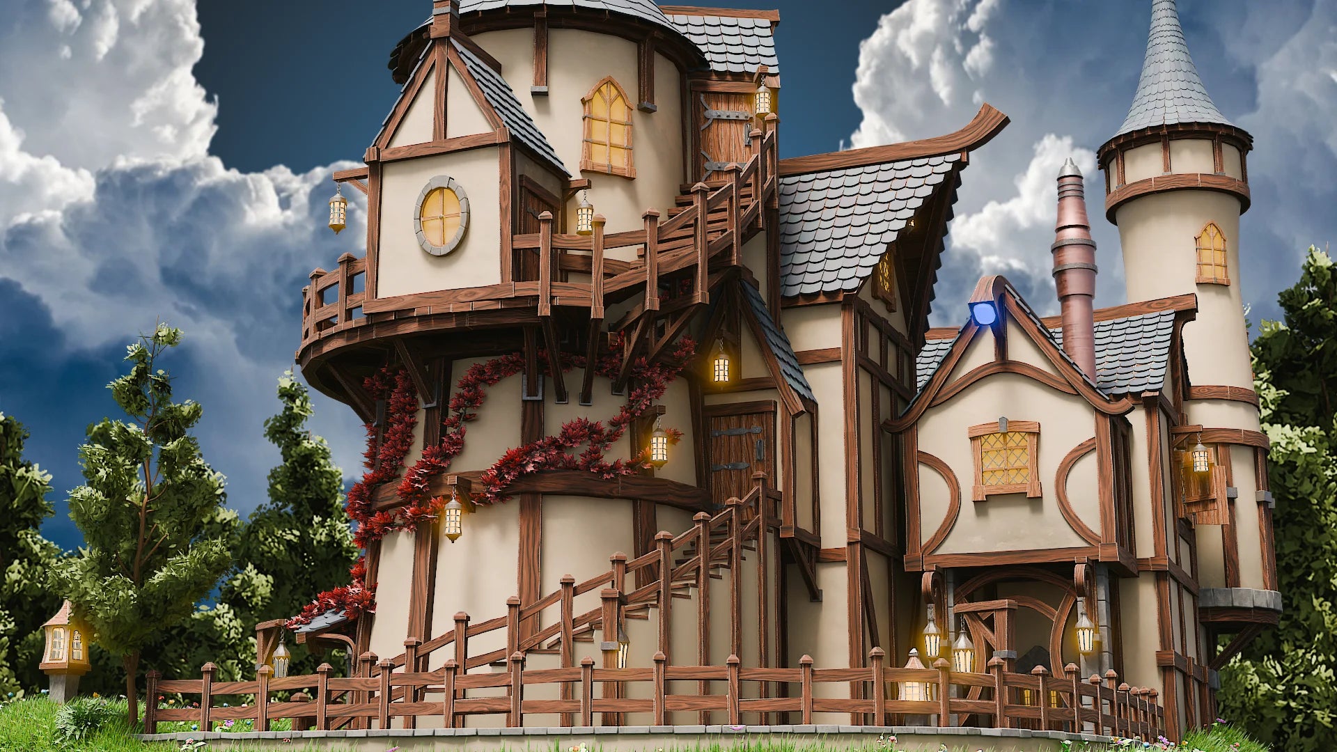 The Blender Fantasy Tutorials & Assets FlipBox