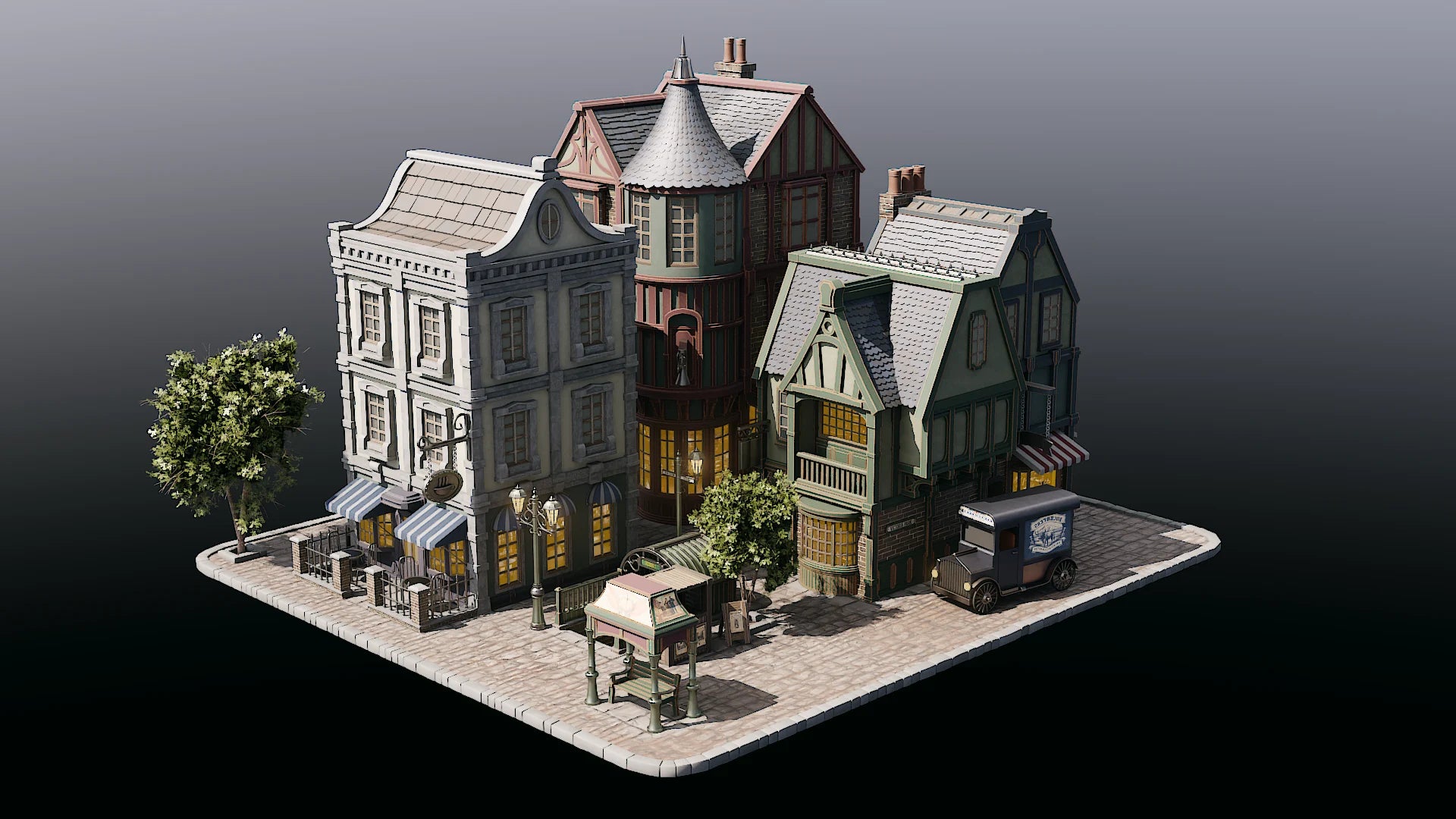 The Blender Fantasy Tutorials & Assets FlipBox