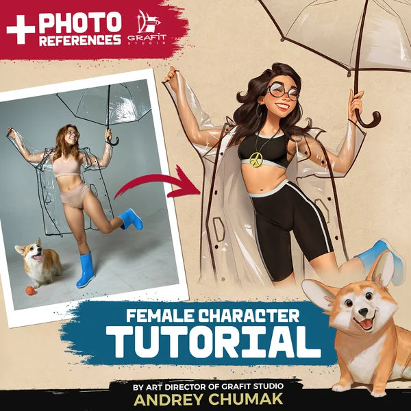 Female Character Design Tutorial + 700 Reference Images