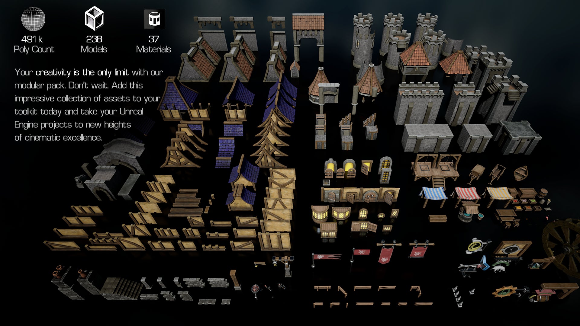 The Blender Fantasy Tutorials & Assets FlipBox
