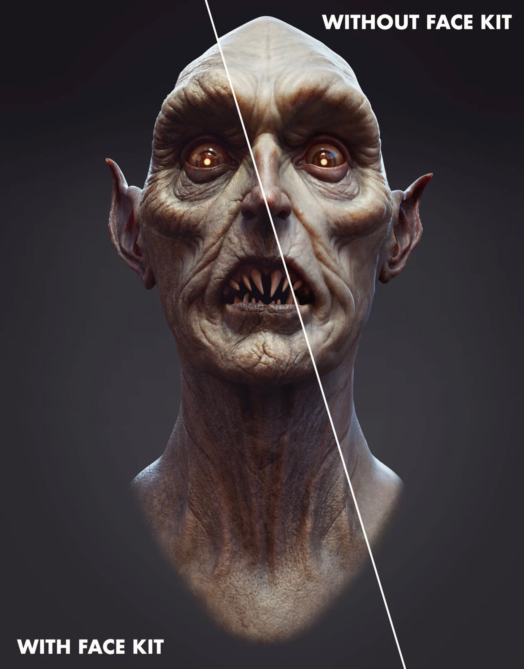 FlippedNormals Face Kit