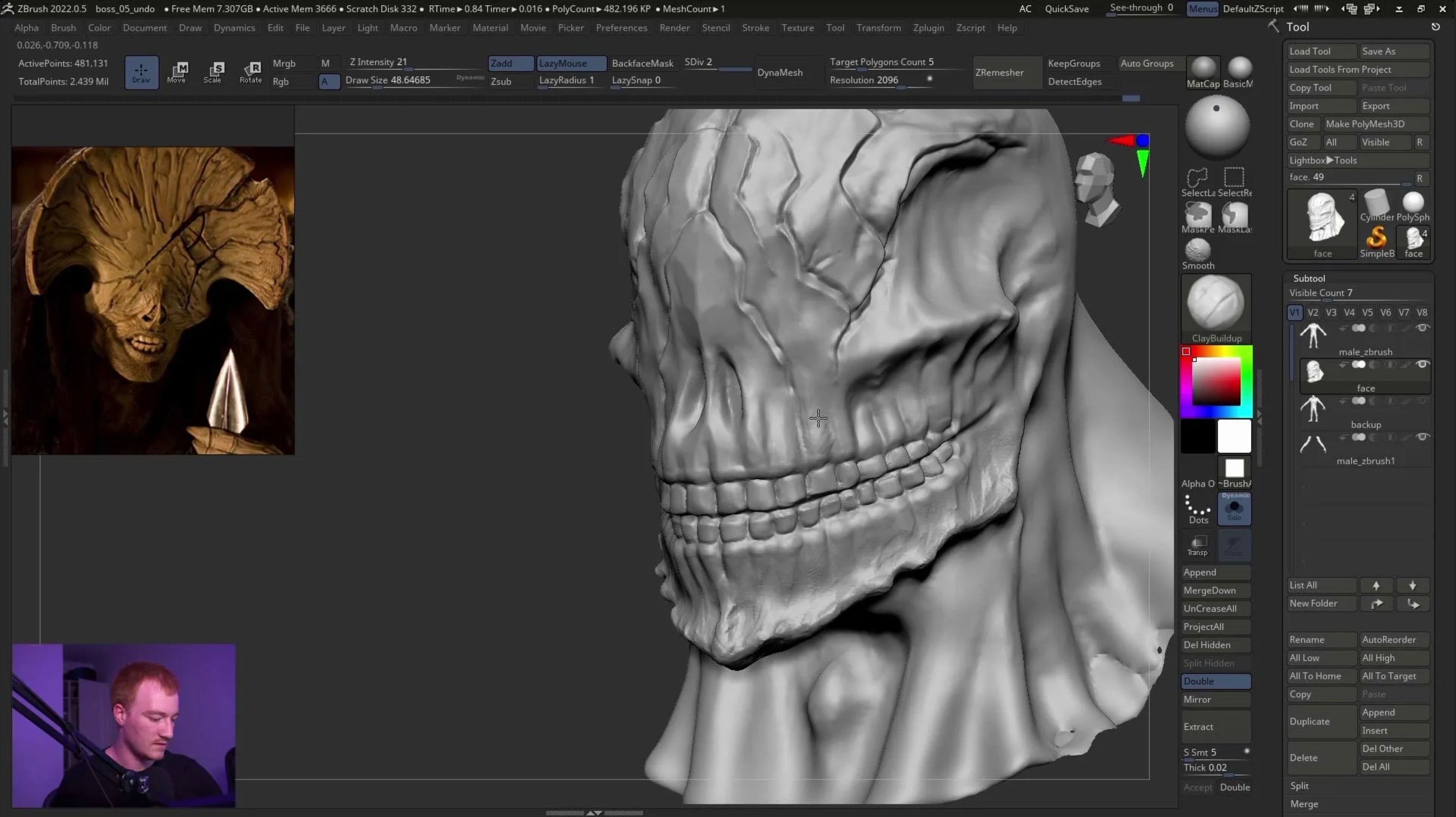 Creating a Souls Boss in ZBrush