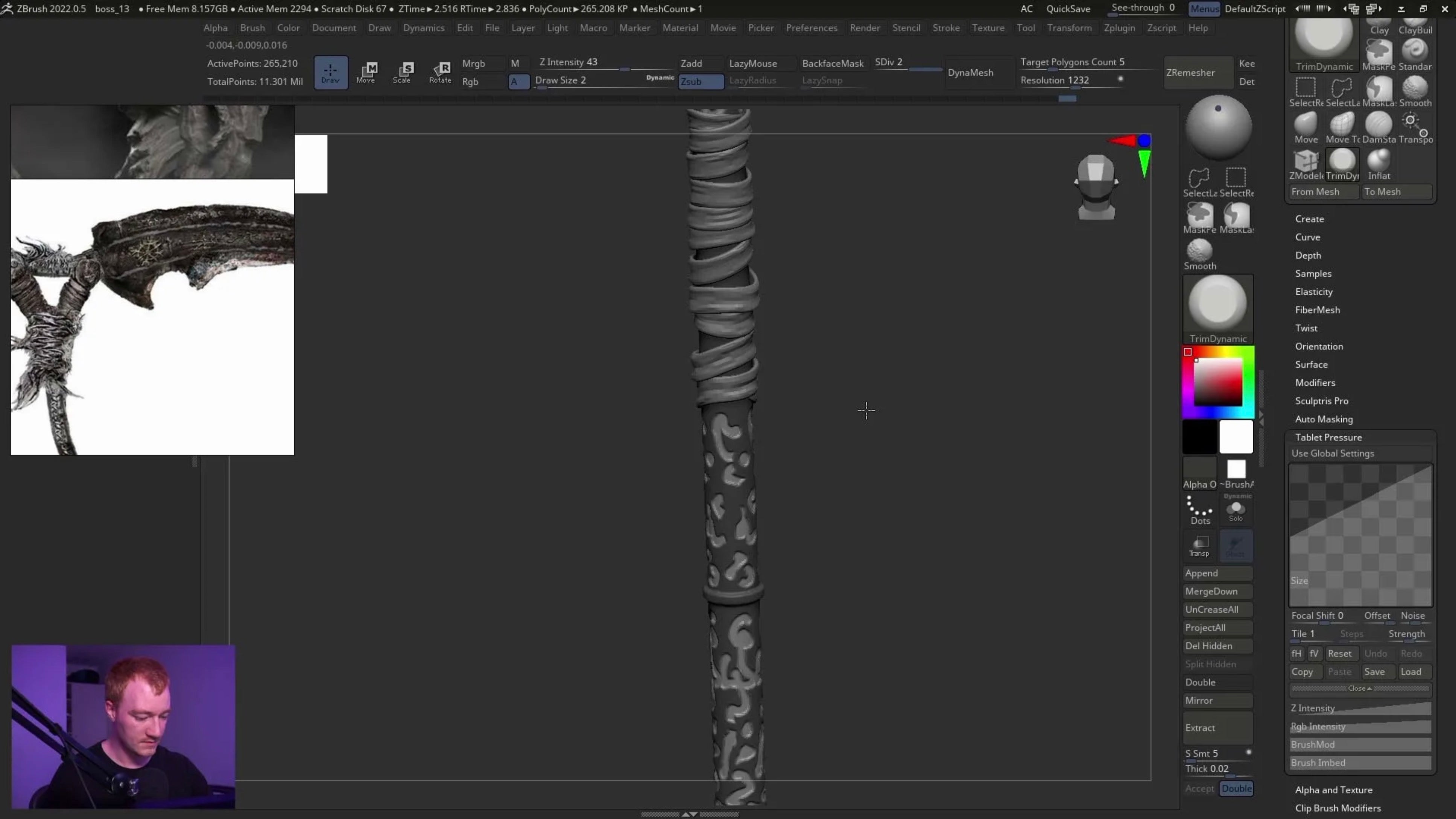 Creating a Souls Boss in ZBrush
