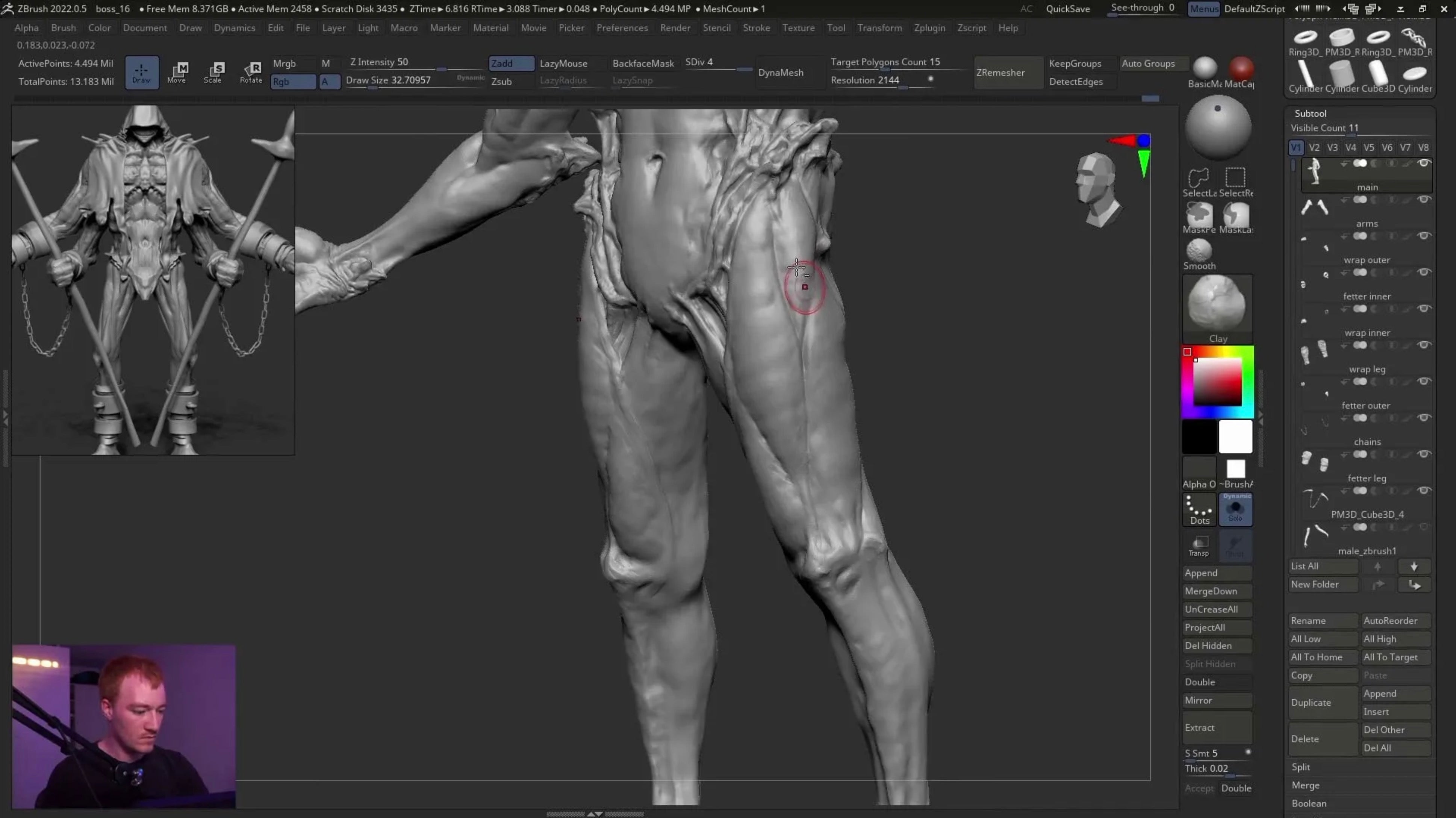 Creating a Souls Boss in ZBrush