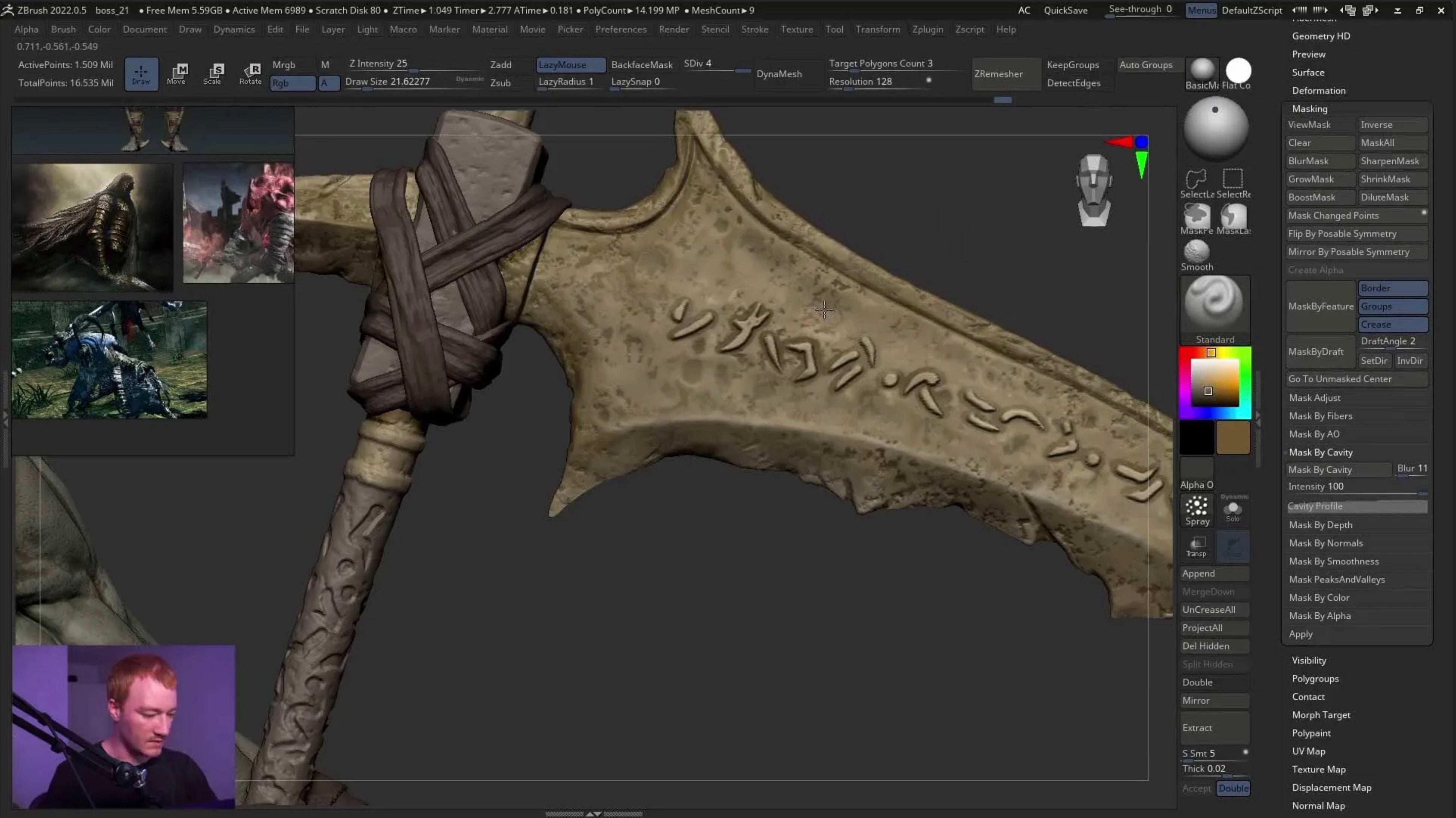 Creating a Souls Boss in ZBrush