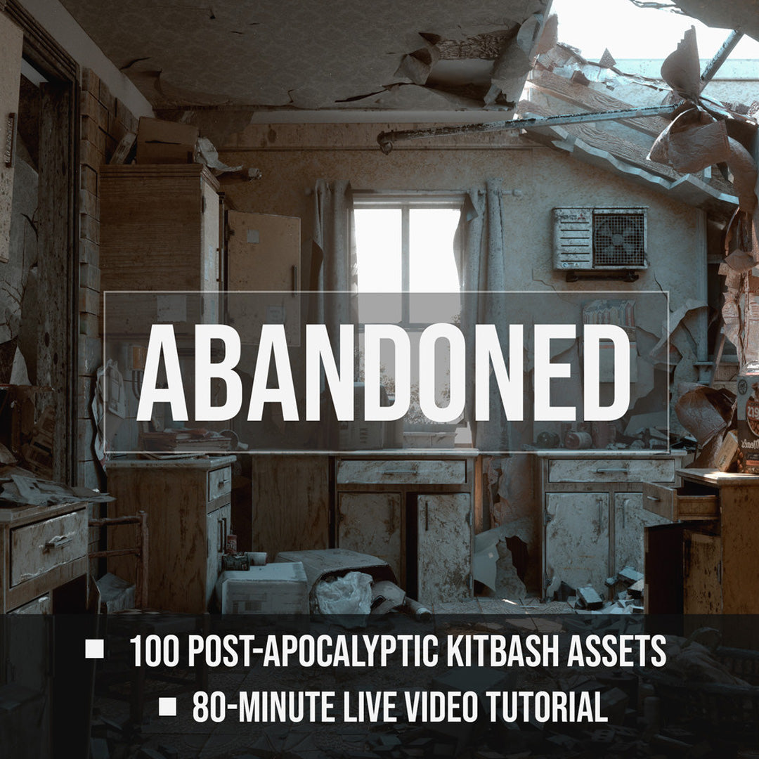 Post-Apocalyptic Kitbash Set & Tutorial