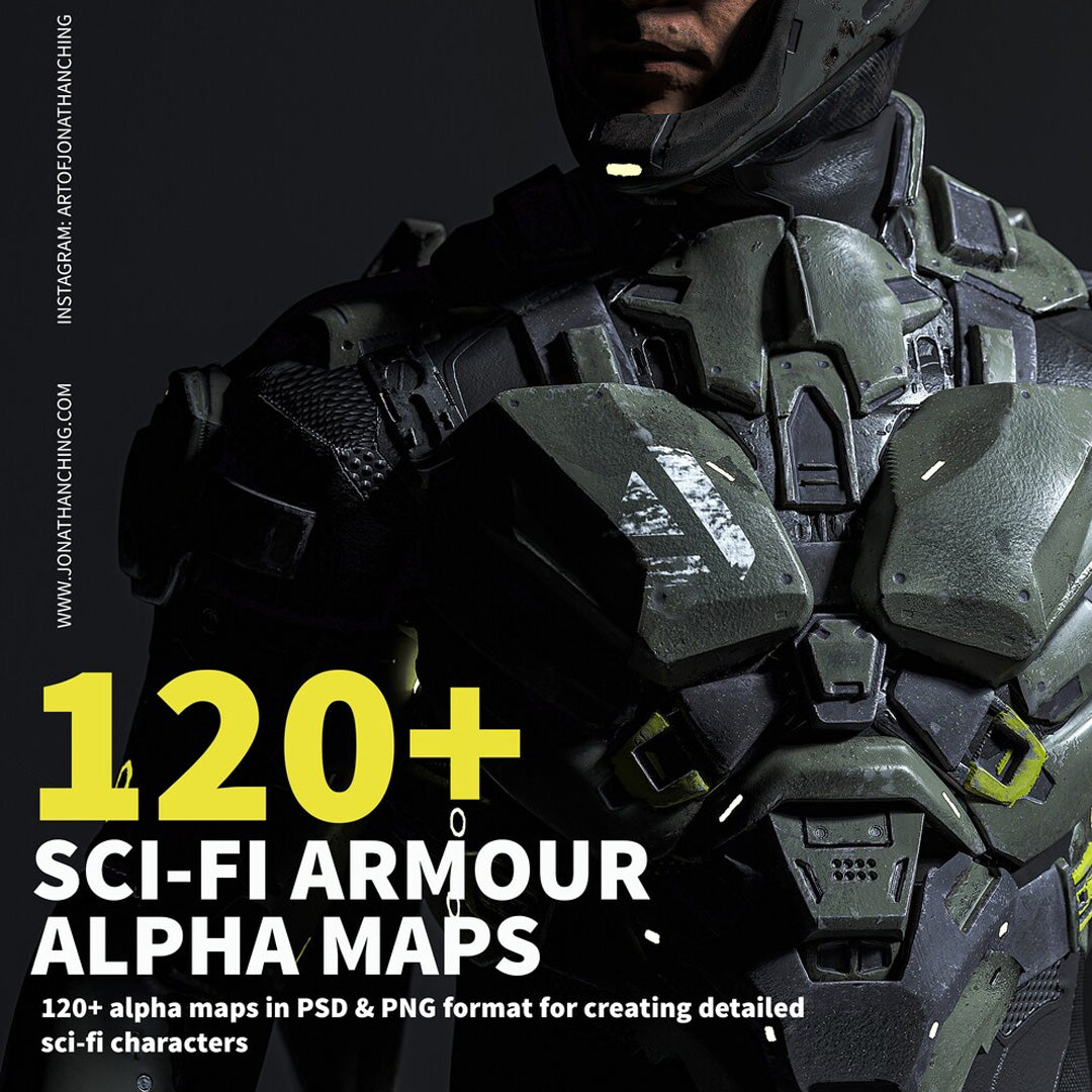 Sci-fi Armour Alpha Maps