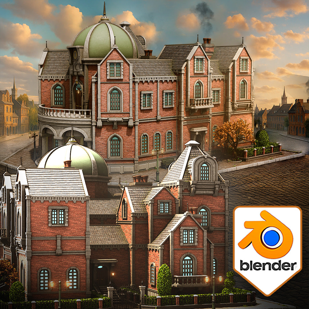 Blender Building Masterclass from Concept to Final Render