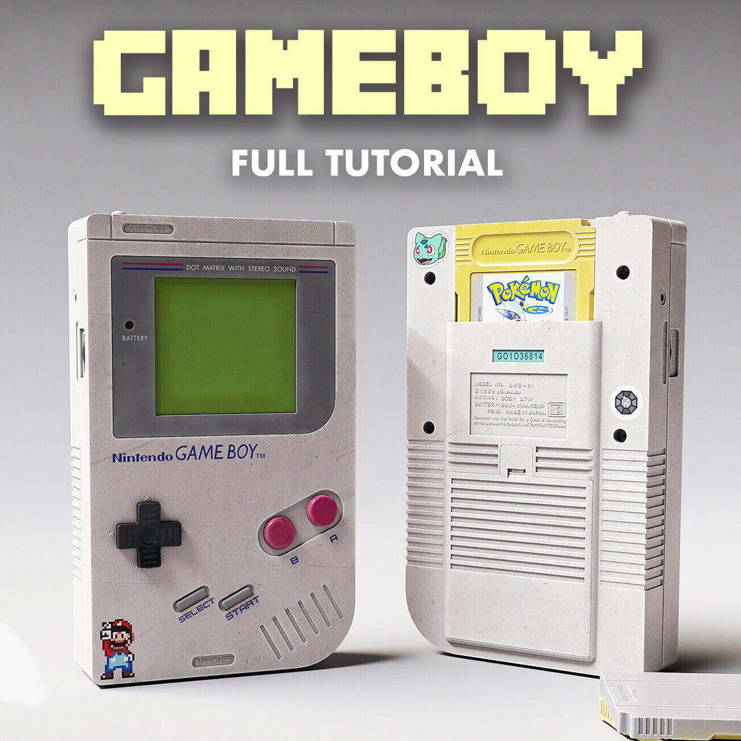 Creating a Nintendo Game-Boy in Blender and Substance Painter