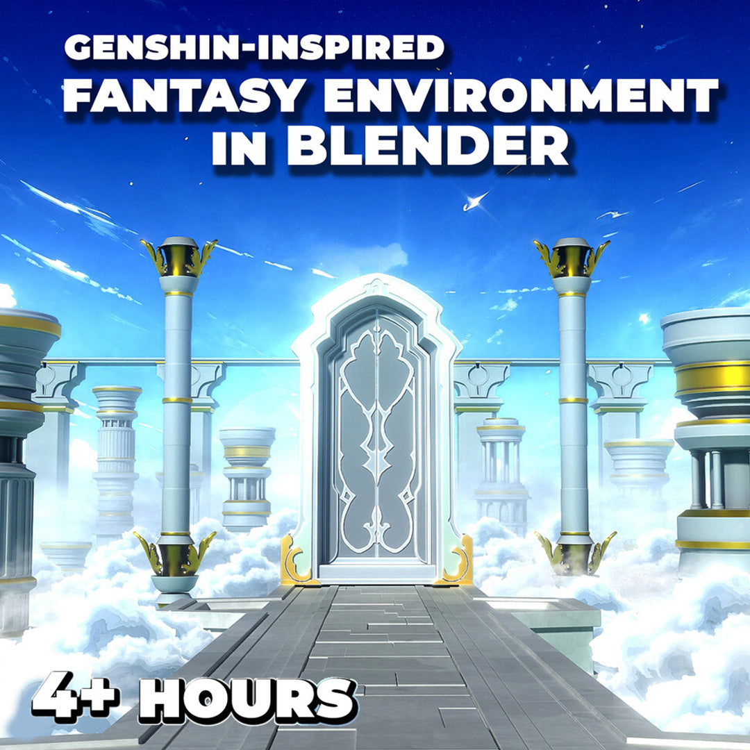 Create a Genshin-Inspired Fantasy Environment in Blender