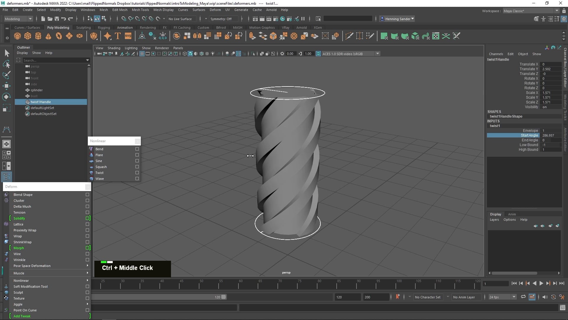 Introduction to Modeling in Maya