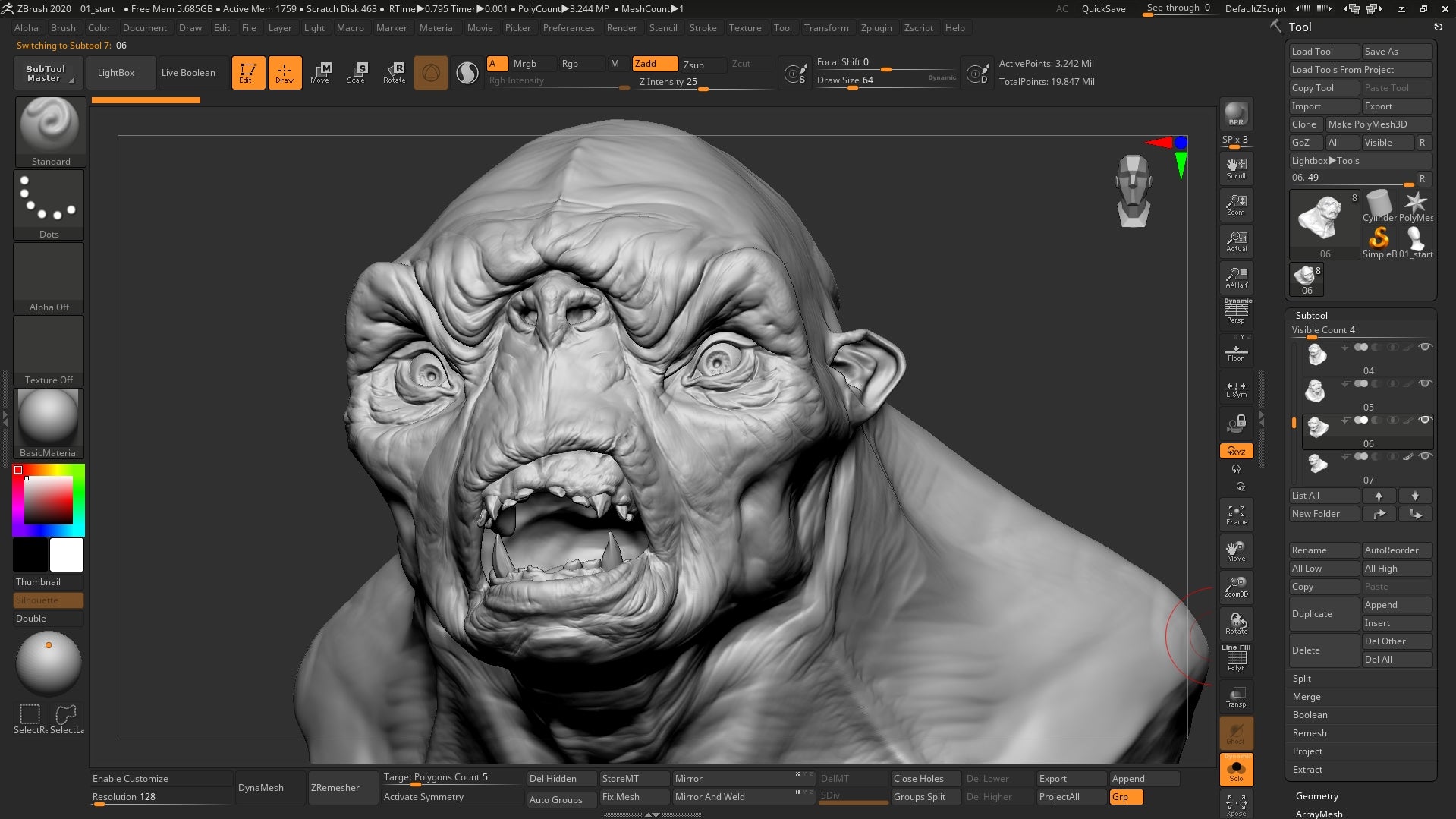 Introduction to ZBrush