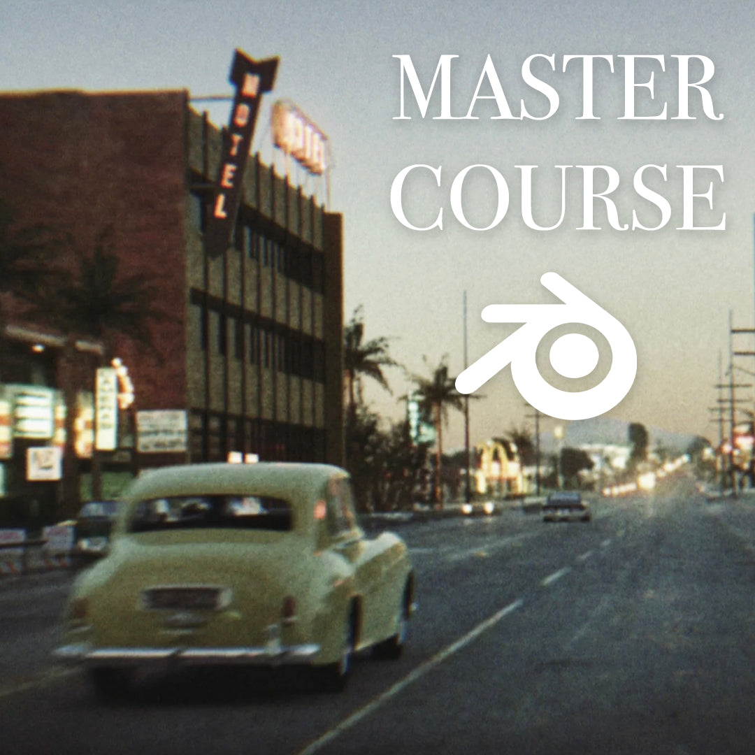 Blender Master Course - City Environment And Car-2 Courses + Asset Packs