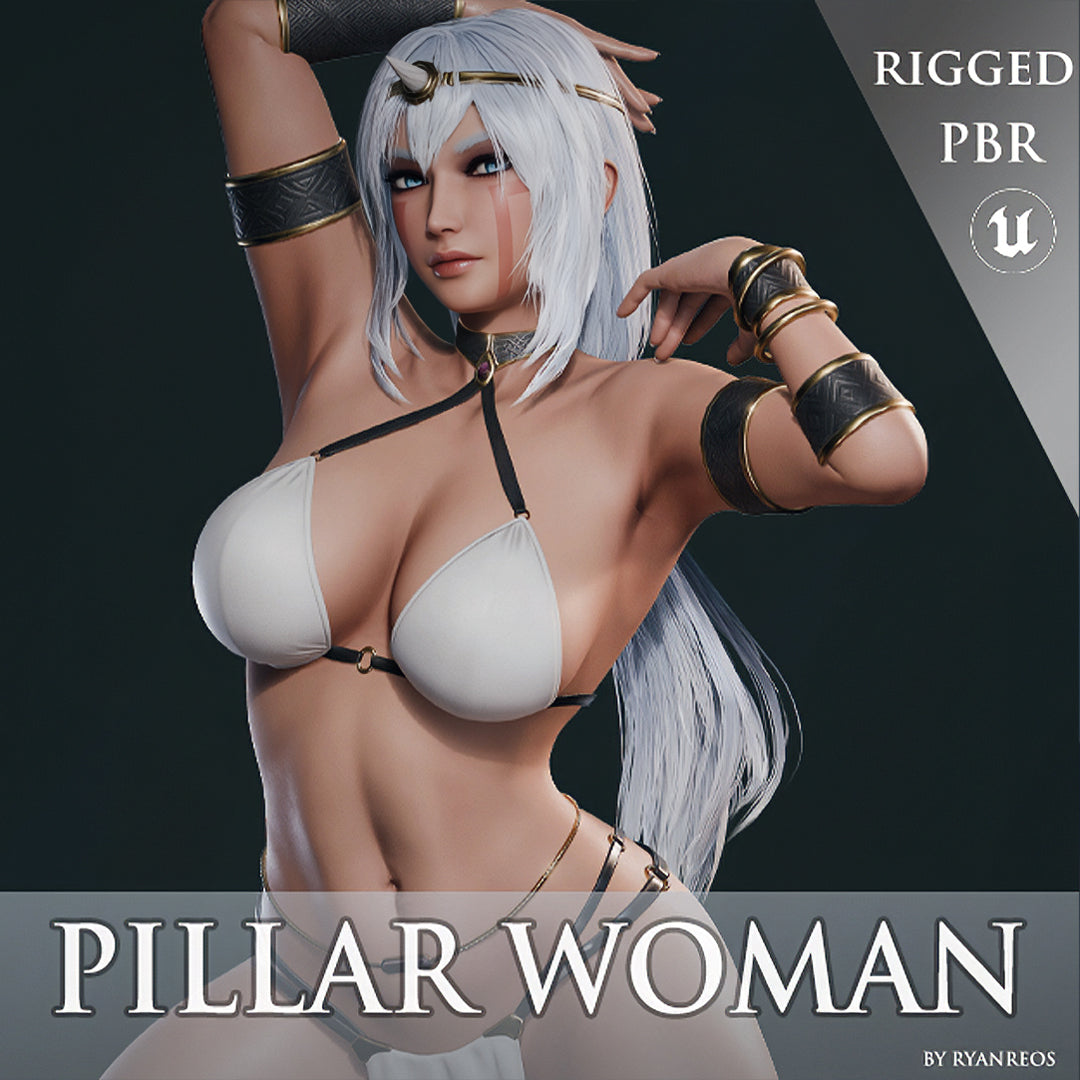 Ancient Tribal Goddess: Pillar Woman - Game Ready