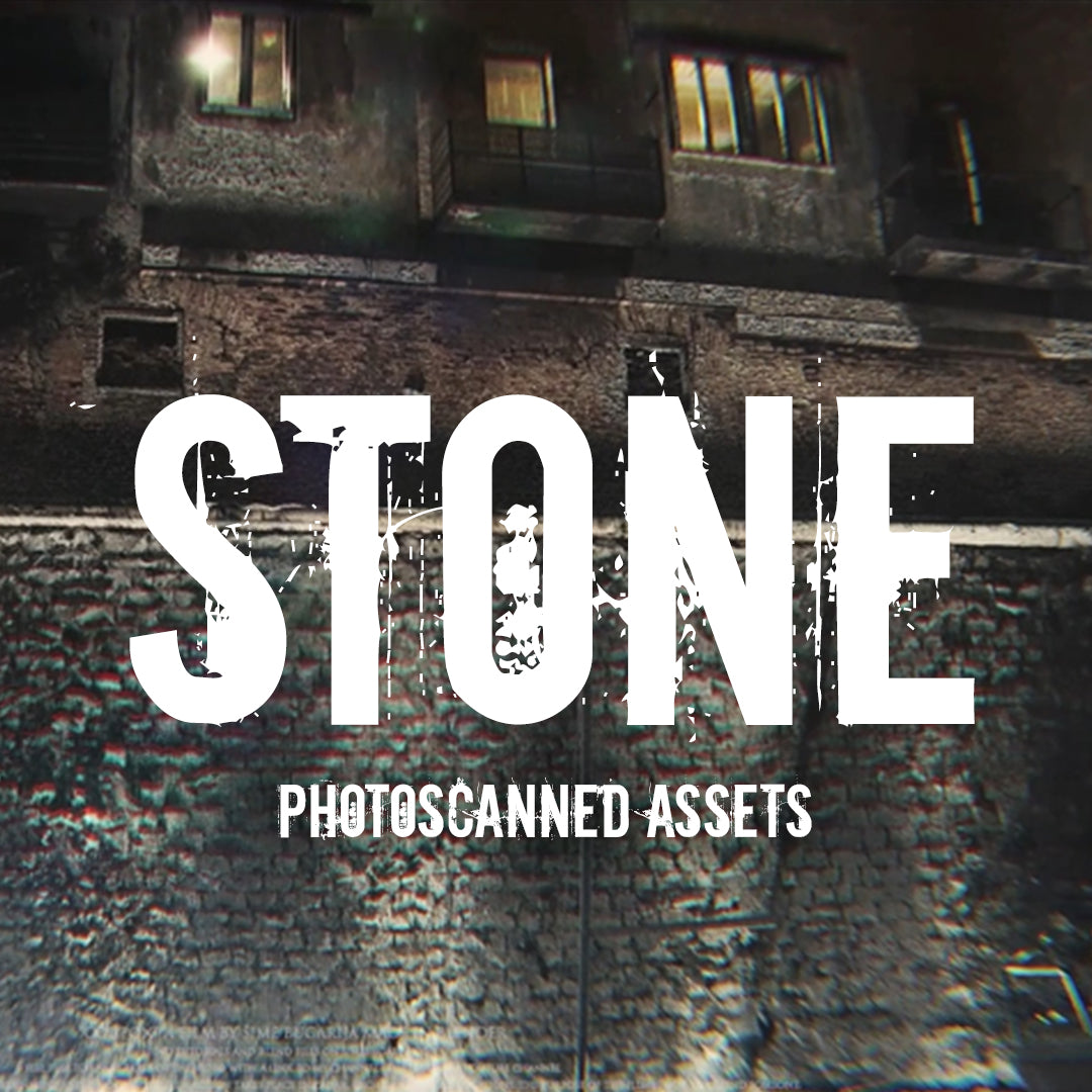37 Photoscanned Stone Objects Ready For Assets Browser