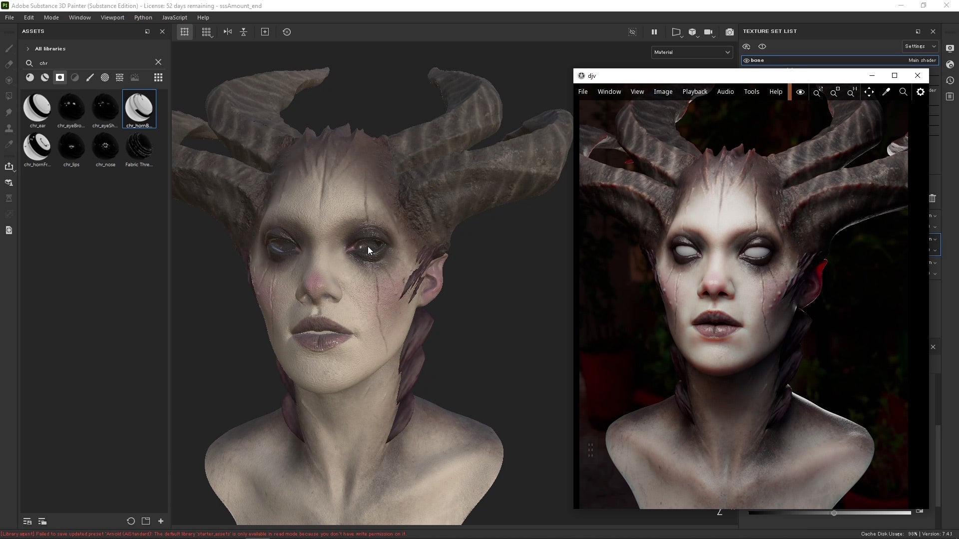 Cinematic Face Texturing: From ZBrush to Arnold