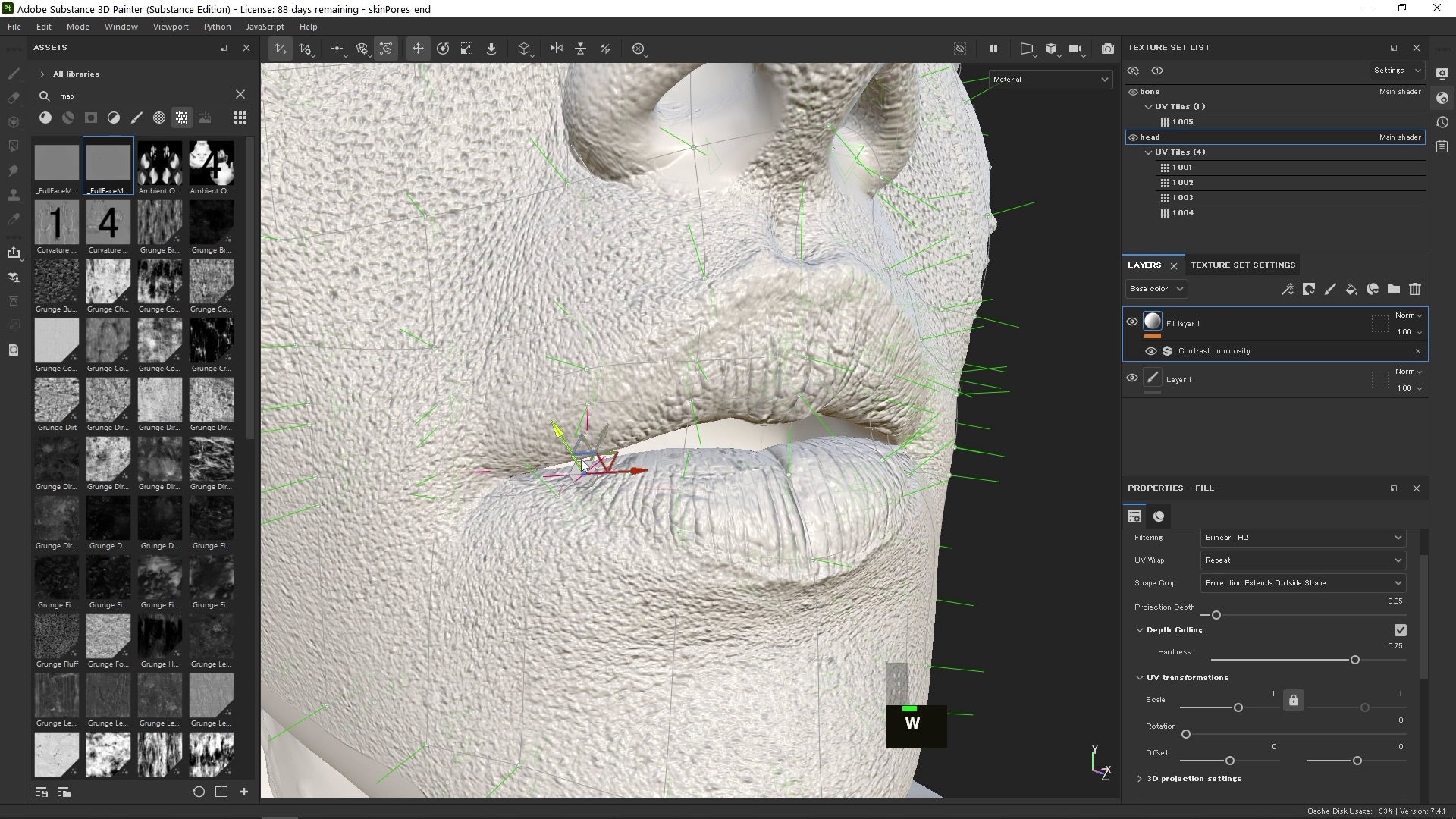 Cinematic Face Texturing: From ZBrush to Arnold