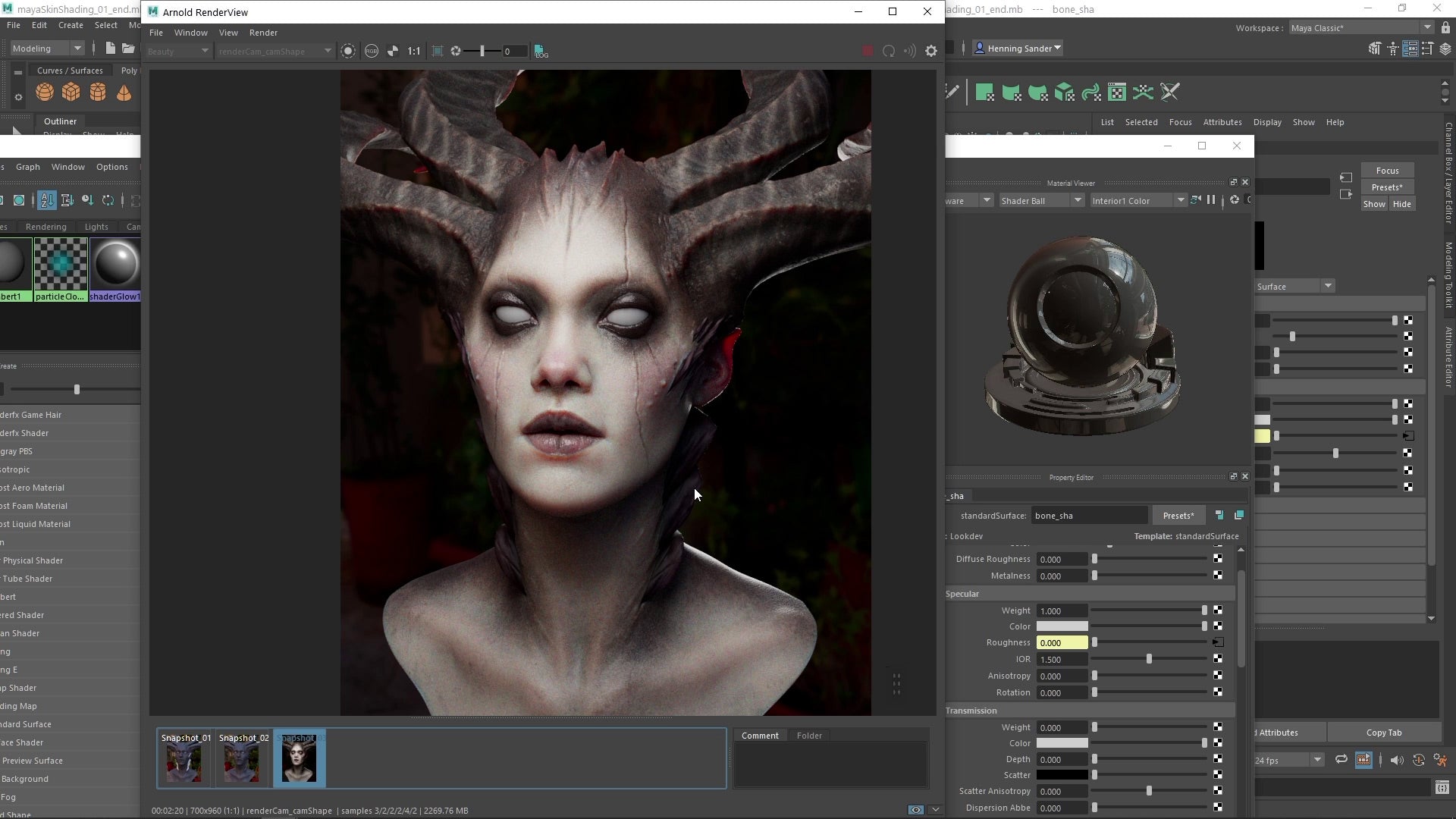 Cinematic Face Texturing: From ZBrush to Arnold